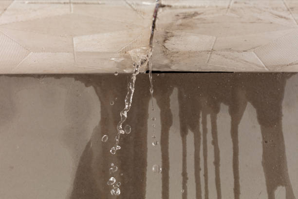 Professional Burst Pipe Cleanup technician working in Edinburg, PA